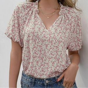 Women’s floral blouse